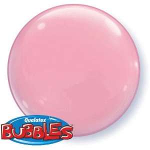  Set of 4 Standard Pink Bubble Balloon 15 Health 