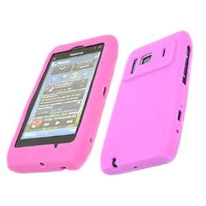   PINK Soft SILICONE Case Cover Pouch Skin for Nokia N8 Electronics