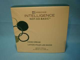 Arbonne Intelligence 1.8 Hand Cream Lotion 9 oz total  