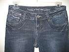 EST TOI Jeans Dark Blue Wash w/ Bling Size 3
