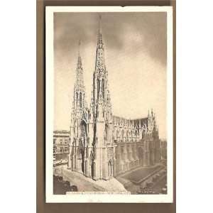    Vintage Postcard St Patricks Cathedral NY City 19 