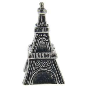   Biagi Eiffel Tower Sterling Silver Bead, Pandora Compatible Jewelry