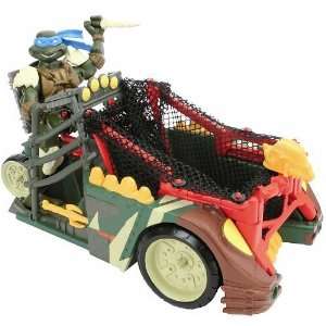   Ninja Turtle ~4 Figure with a Dino capture vehicle Toys & Games