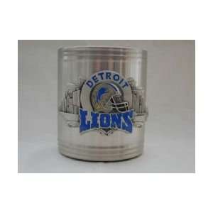 Detroit Lions NFL Pewter Can Cooler:  Sports & Outdoors