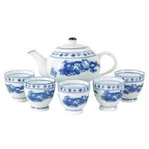  Chinese Blue Tea Sets
