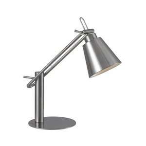   Kenroy Home 32004BS Nelson Desk Lamp, Brushed Steel