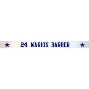 Marion Barber #24 9 28 2009 Cowboys vs Panthers Game Used Locker Room 