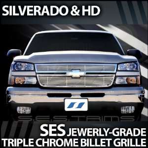  2006 Chevy Silverado SES Chrome Billet Grille Automotive