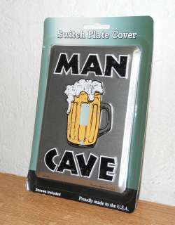 Man Cave Light Switch Cover New  