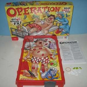 Family Fun Game Milton Bradley Operation w/ FX Sound  