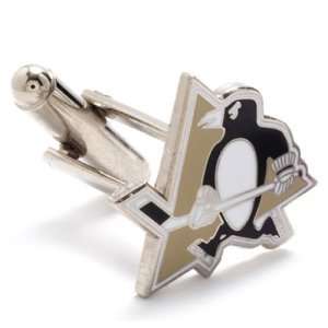   Penguins NHL Logod Executive Cufflinks w/ Jewelry Box by Cuff Links