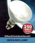 infrared heat lamp 250w  