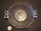fostoria glass oak leaf brocade small bowl clear expedited shipping