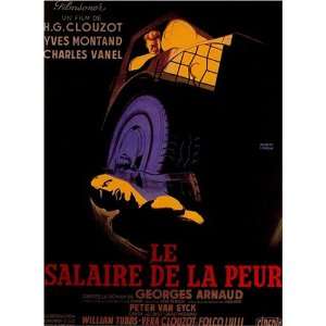 Le Salaire de la Peur Vintage Yves Montand Movie Poster  