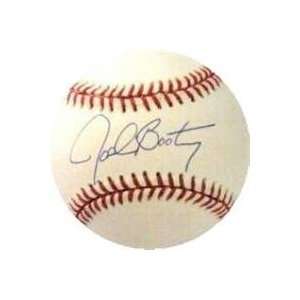 Josh Booty autographed Baseball 