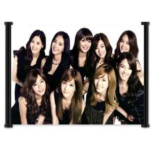  SNSD Girls Generation Kpop Fabric Wall Scroll Poster (22 