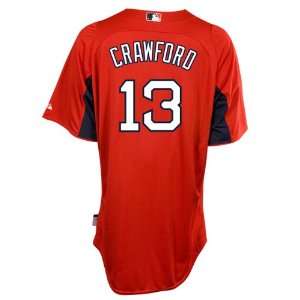  Boston Red Sox Authentic Carl Crawford Cool Base Batting 