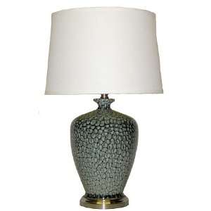  Crackle 26in Table Lamp: Home & Kitchen