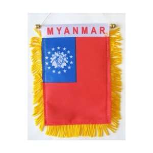  Myanmar (Burma)   Window Hanging Flags Automotive