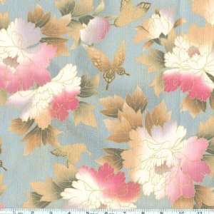   Butterfly Garden Slate Fabric By The Yard Arts, Crafts & Sewing