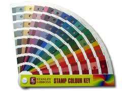 STANLEY GIBBONS COLOUR KEY   IDENTIFY STAMP COLOR SHADE  