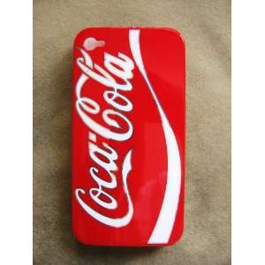  iPhone 4 Plastic Hard Back Case Cover Soda RED Everything 