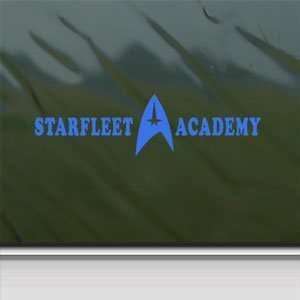  STAR TREK STARFLEET ACADEMY Blue Decal Window Blue Sticker 
