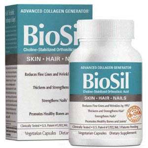 Biosil Skin & Hair & Nails   120 Vegetarian Capsules 425010391861 