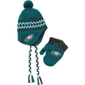 Reebok Philadelphia Eagles Toddler Knit Hat And Glove Set Toddler 