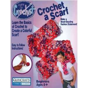  Quincraft Learn to Crochet a Scarf Arts, Crafts & Sewing