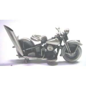  5 L × 2 H Antique Motorcycle w/Pen Holder