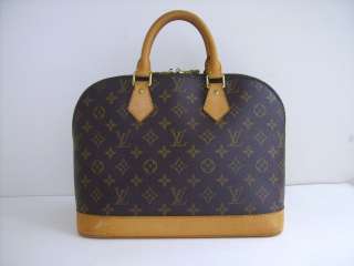 Louis Vuitton Monogram Alma Handbag Bag Purse  