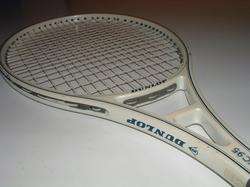 Vintage DUNLOP SC95 Racket WHITE CERAMIC COMPOSITION Tennis Racquet 