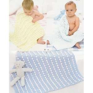  Baby Snowball & Snuggly DK Blankets (#1203) Arts, Crafts 