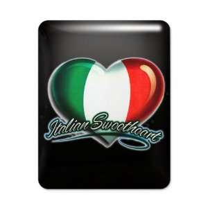    iPad Case Black Italian Sweetheart Italy Flag: Everything Else