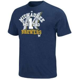  Majestic Milwaukee Brewers Dads Momentous Pride T Shirt 
