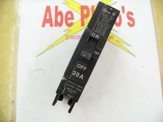 GENERAL ELECTRIC TEY 20A 1 pole 277V circuit breaker  