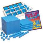 LEARNING RESOURCES LER0932 BASE TEN CLASS SET PLASTIC BLUE 600 UNITS 