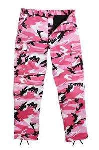 NEW Military STYLE PINK CAMOUFLAGE B.D.U. PANTS XS 2X  