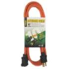 Prime Wire & Cable 10 ft. 16/3 SJTW Orange Outdoor Extension Cord