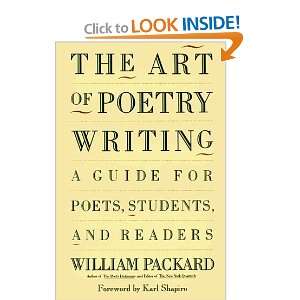   For Poets, Students, & Readers [Hardcover]: William Packard: Books