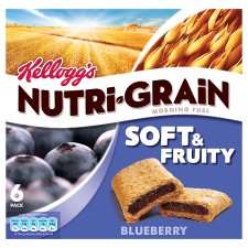 Kelloggs Nutrigrain Blueberry 6 Pack   Groceries   Tesco Groceries