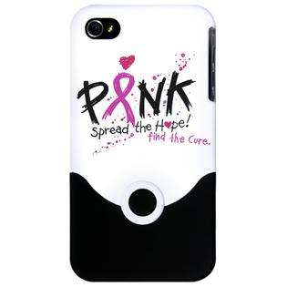 Artsmith Inc iPhone 4 or 4S Slider Case Cancer Pink Ribbon Spread The 