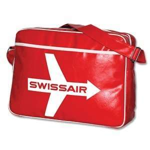Swiss Air Shoulder Bag (PVC)   Red 
