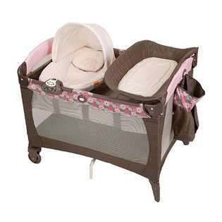 Graco Pack n Play Playard with Newborn Napper Station   Posie at 