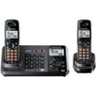 Panasonic DECT 6.0 2 Line Cradles Phone/Answering System   2 Handiest
