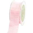 May Arts 1 Inch Wide Ribbon, Pink Grosgrain Ric Rac