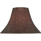 Lite Source Jacquard Bell Lamp Shade in Red   Size 12.5