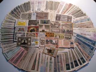 Germany 150 old banknotes, different conditions, genuine  