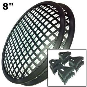   INCH SUBWOOFER SPEAKER COVERS WAFFLE MESH GRILLS GRILLES PROTECT GUARD